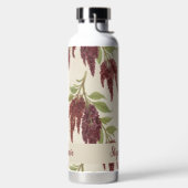 Amaranthus Flower Pattern Water Bottle ウォーターボトル (左面)