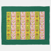 Amarelo フリースブランケット (正面(横))