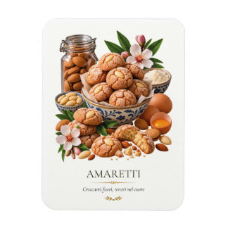 Amaretti – Vintage Italian Dessert マグネット