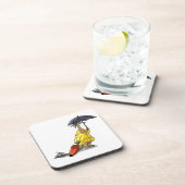 Amargasaurus傘とスーツケースを持っている。 コースター (右側)