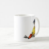 Amargasaurus傘とスーツケースを持っている。 コーヒーマグカップ (正面右)