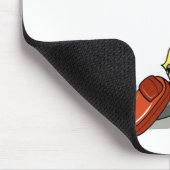 Amargasaurus傘とスーツケースを持っている。 マウスパッド (コーナー)