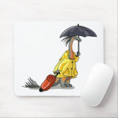 Amargasaurus傘とスーツケースを持っている。 マウスパッド (マウス)