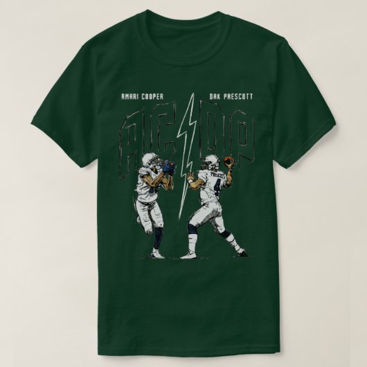 Amari Cooper Dak Prescott Dallas ACDP Tシャツ2 Tシャツ (デザイン正面)