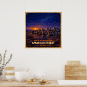 Amarillo Desert Texas Centennial ポスター (キッチン)