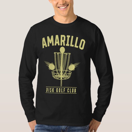 Amarillo Disc Golf Club Golfer Texas Disc Golf  TX Tシャツ (正面)