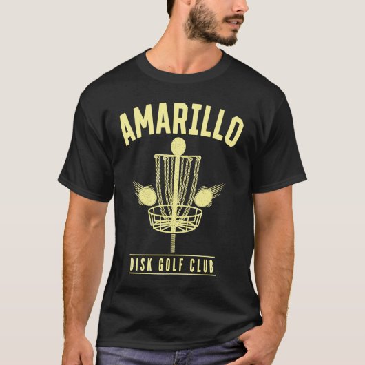 Amarillo Disc Golf Club Golfer Texas Disc Golf  TX Tシャツ (正面)