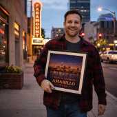 Amarillo Texas Centennial ポスター