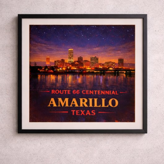 Amarillo Texas Centennial ポスター