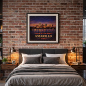 Amarillo Texas Centennial ポスター