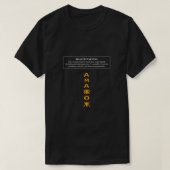 Amarok - Mike Oldfield Tシャツ (デザイン正面)