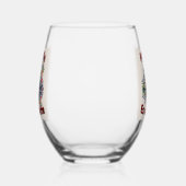 Amarte es un Arte ステムなしワイングラス (左)