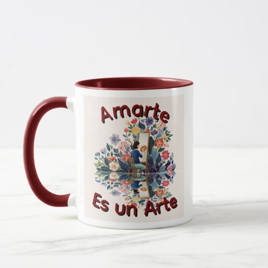 Amarte es un Arte マグカップ (左)