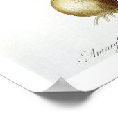 Amaryllis Belladonna, 'Les Liliacees'より， engrav ポスター (角)