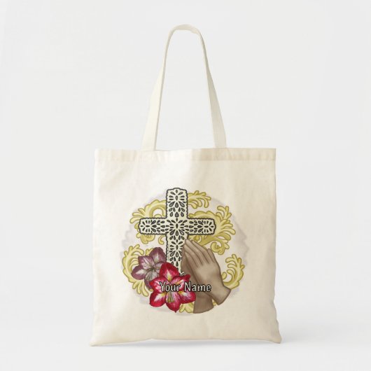 Amaryllis Christian Cross トートバッグ (正面)
