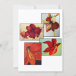 Amaryllis Collageグリーティングカード<br><div class="desc">PRlimagesはレイチェル・ローリーの絵画の部門である。</div>