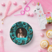 Amaryllis Garden Surprise Birthday Modern ペーパーボウル (パーティー)