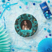 Amaryllis Garden Surprise Birthday Modern ペーパーボウル (パーティー)