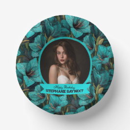 Amaryllis Garden Surprise Birthday Modern ペーパーボウル