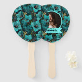 Amaryllis Inspired Milestone Birthday Gift  ハンドファン (正面&裏面)