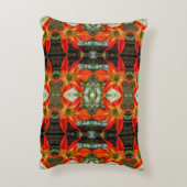 Amaryllis Pattern Accent Pillow アクセントクッション (裏面(縦))