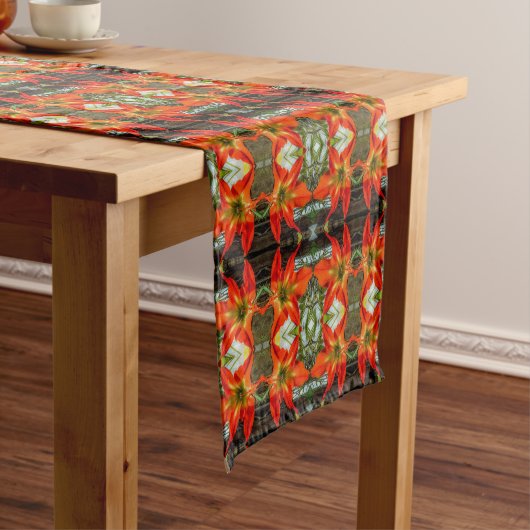 Amaryllis Pattern Table Runner ショートテーブルランナー (インサイチュ)