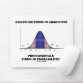 Amateur 考え Absolutesプロフェッショナル考え統計 マウスパッド (マウス)