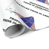 Amateur 考え Absolutesプロフェッショナル考え統計 ラッピングペーパー (ロールコーナー)