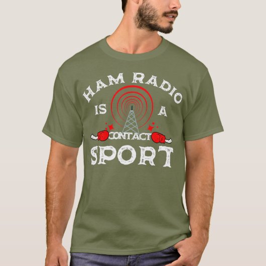 Amateur Radio Funny Ham Radio Design Tシャツ (正面)