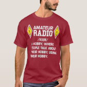Amateur Radio Lover - HAM Tシャツ (正面)