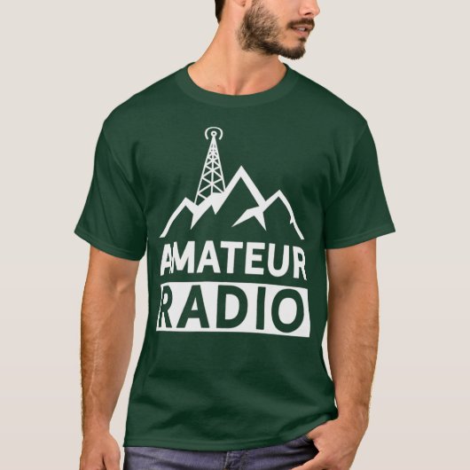 Amateur Radio Operator Ham Service Tシャツ (正面)