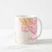 Amaya Mandala 11 oz. Personalized Mug コーヒーマグカップ (正面右)