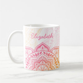 Amaya Mandala 11 oz. Personalized Mug コーヒーマグカップ