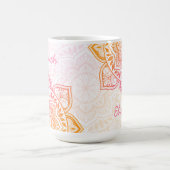 Amaya Mandala 15 oz. Personalized Mug コーヒーマグカップ (中央)