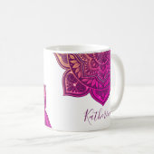 Amaya Mandala Personalized Mug コーヒーマグカップ (正面右)
