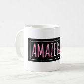 Amazeballsのマグ コーヒーマグカップ (正面左)