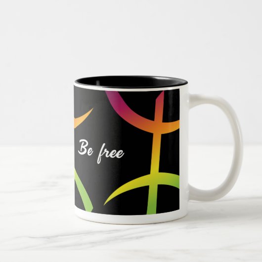 Amazigh be free mug ツートーンマグカップ (右)