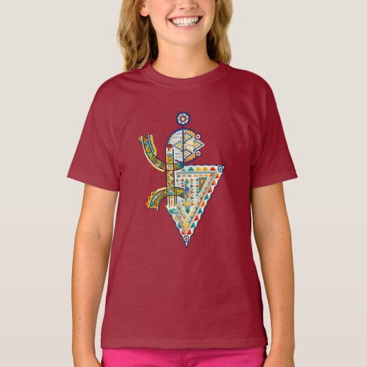 Amazigh Geometric Tribal Amazigh t-shirt Tシャツ (正面)