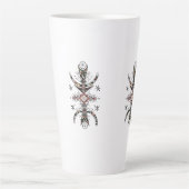 Amazigh Tifinagh Symbol Art – Berber sweatshirt カフェラテマグ (正面)