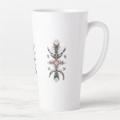 Amazigh Tifinagh Symbol Art – Berber sweatshirt カフェラテマグ (右)