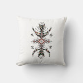 Amazigh Tifinagh Symbol Art – Berber sweatshirt クッション (正面)