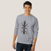 Amazigh Tifinagh Symbol Art – Berber sweatshirt スウェットシャツ (正面フル)