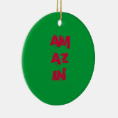 AMAZINのクリスマスOrniment セラミックオーナメント (右)