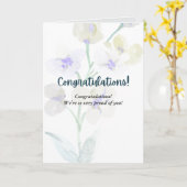 AMAZINGおめでとうカード カード (黄色い花)