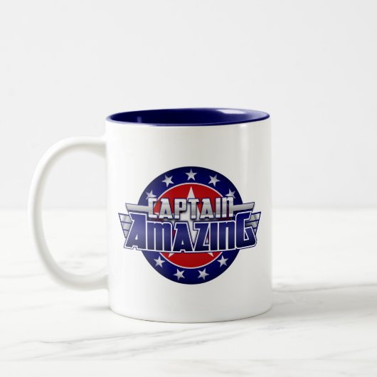 amazing大尉のコーヒー・マグ ツートーンマグカップ (左)