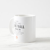 Amazing Basketball Coach Hard To Find Personalized コーヒーマグカップ (正面左)