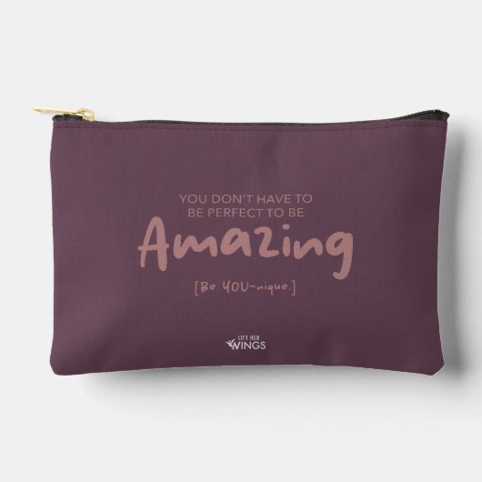 Amazing [Be YOU-nique] — Zippered Pouch アクセサリーポーチ (正面)