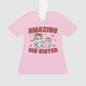 Amazing Big Sister - Kitty Cats赤いハート オーナメント (正面)