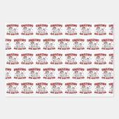 Amazing Big Sister - Kitty Cats赤いハート ラッピングペーパーシート (正面)