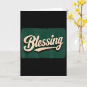 Amazing Blessingロゴコスチューム カード (黄色い花)